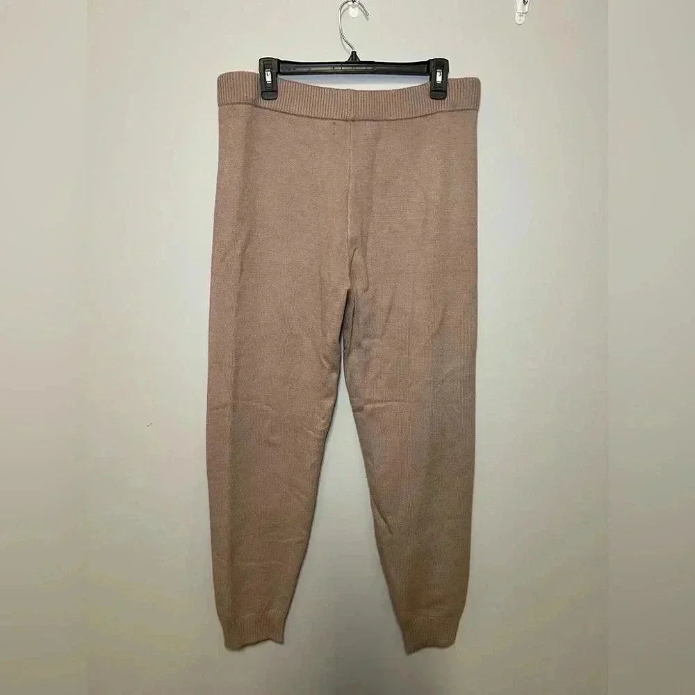 Kittenish Lazy Days Sweater Joggers Camel Beige L… - image 4